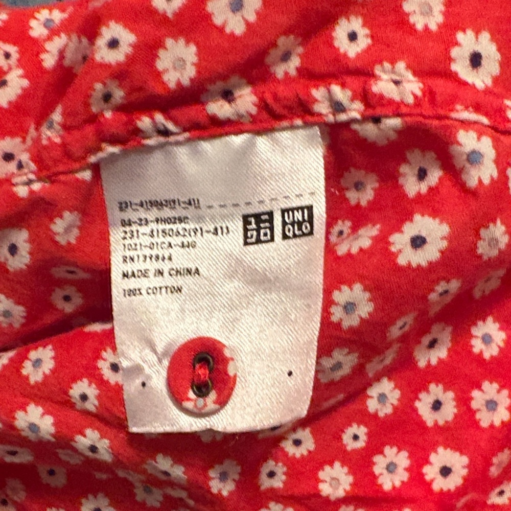 Uniqlo X ines de la Fressange floral blouse XXL gently worn - Picture 5 of 5